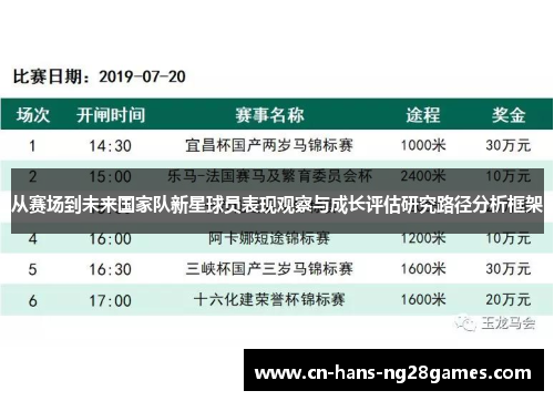 从赛场到未来国家队新星球员表现观察与成长评估研究路径分析框架